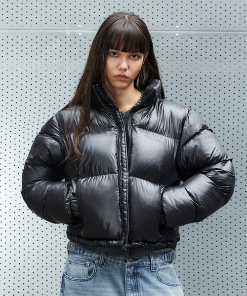 MAHAGRID（マハグリッド）の「『mahagrid/マハグリット』BASIC WARM BALL PADDING JACKET/ベーシックウォームボールダウンジャケット（ダウンジャケット/コート・レディース・A/グレー/B・XL/S/L/M）」の8枚目の写真