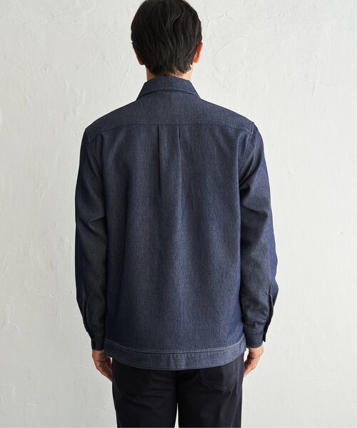 ikka(イッカ)の「メッシュデニムシャウター(シャツ/ブラウス・メンズ・ブラック/ネイビー・XL/L/M)」の15枚目の写真