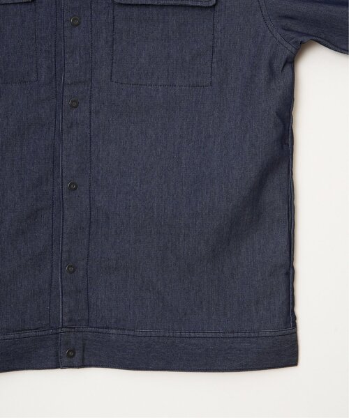 ikka(イッカ)の「メッシュデニムシャウター(シャツ/ブラウス・メンズ・ブラック/ネイビー・XL/L/M)」の20枚目の写真