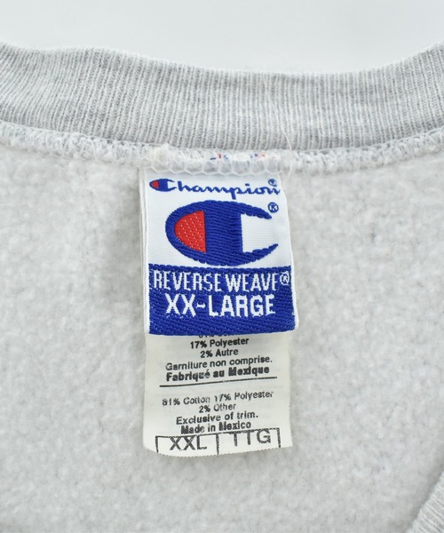 LABORATORY R(ラボラトリーアール)の「【USED】90’s Champion “AQUINAS COLLEGE” リバースウィーブ スウェット(スウェット・メンズ・グレー・XX-LARGE)」の4枚目の写真