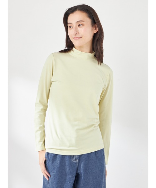 McGREGOR(マックレガー)の「ベア天竺プチハイネックプルオーバー(FW26)(Tシャツ/カットソー・レディース・サンドグレー/アイボリー/オレンジ/ネイビー/ライトブルー/イエロー・L/M)」の5枚目の写真