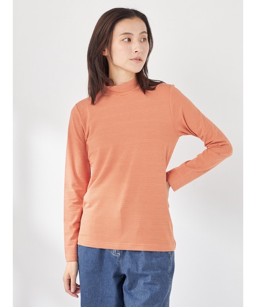 McGREGOR(マックレガー)の「ベア天竺プチハイネックプルオーバー(FW26)(Tシャツ/カットソー・レディース・サンドグレー/アイボリー/オレンジ/ネイビー/ライトブルー/イエロー・L/M)」の6枚目の写真