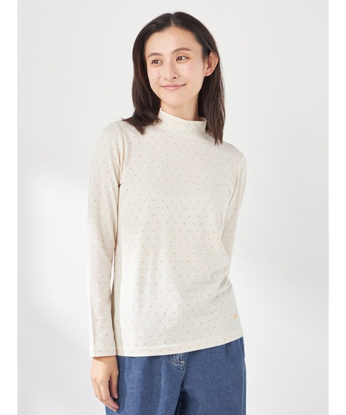 McGREGOR(マックレガー)の「ベア天竺プチハイネックプルオーバー(FW26)(Tシャツ/カットソー・レディース・サンドグレー/アイボリー/オレンジ/ネイビー/ライトブルー/イエロー・L/M)」の2枚目の写真