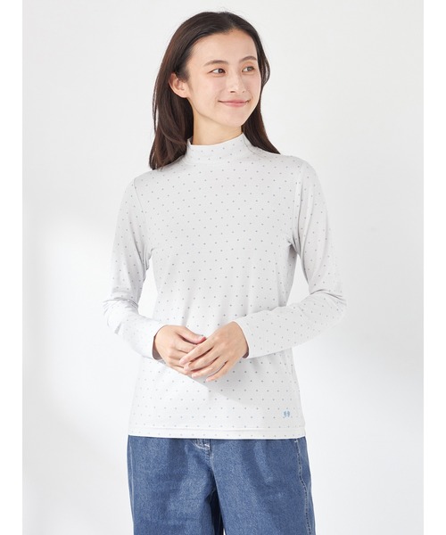 McGREGOR(マックレガー)の「ベア天竺プチハイネックプルオーバー(FW26)(Tシャツ/カットソー・レディース・サンドグレー/アイボリー/オレンジ/ネイビー/ライトブルー/イエロー・L/M)」の4枚目の写真