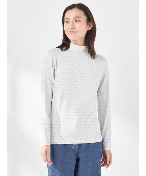 McGREGOR(マックレガー)の「ベア天竺プチハイネックプルオーバー(FW26)(Tシャツ/カットソー・レディース・サンドグレー/アイボリー/オレンジ/ネイビー/ライトブルー/イエロー・L/M)」の7枚目の写真