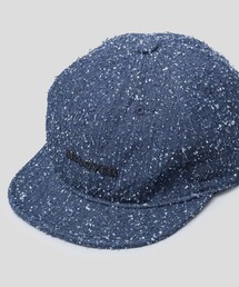 Mr.COVER（ミスターカバー）の「ループネップデニム 3D刺繍ロゴ アンパイアキャップ（キャップ）」