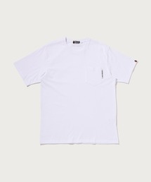 LINE CAMO FLAG LABEL POCKET TEE