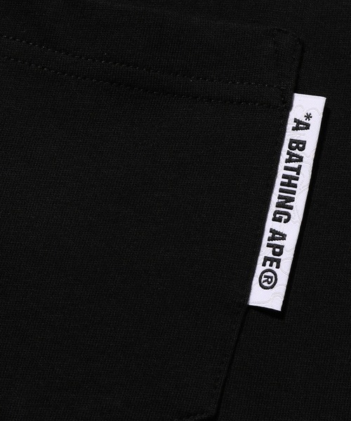 A BATHING APE(アベイシングエイプ)の「LINE CAMO FLAG LABEL POCKET TEE(Tシャツ/カットソー・メンズ・ホワイト/ブラック・MEDIUM/LARGE/XX-LARGE/X-LARGE/SMALL)」の6枚目の写真