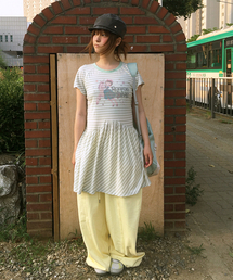 BETTY BOOP PRINCESS UNICORN STRIPE DRESS GREEN