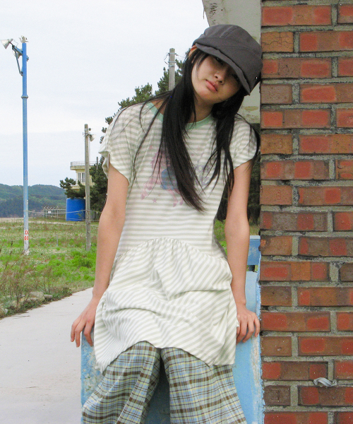RONRON（ロンロン）の「BETTY BOOP PRINCESS UNICORN STRIPE DRESS GREEN（ワンピース・レディース・その他・FREE）」の7枚目の写真