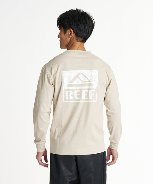 REEF(リーフ)の「REEF メンズ THE CORE LS T 擦れロゴ長袖Tシャツ ロンT /速乾/UVカット 【2026年秋冬モデル】/リーフバックプリント長袖ロンT(Tシャツ/カットソー・メンズ・カーキ/ブラック/ホワイト/ベージュ・LARGE/MEDIUM/X-LARGE)」の3枚目の写真
