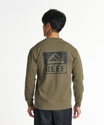 REEF メンズ THE CORE LS T 擦れロゴ長袖Tシャツ ロンT /速乾/UVカット 【2026年秋冬モデル】/リーフバックプリント長袖ロンT
