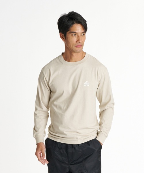 REEF(リーフ)の「REEF メンズ THE CORE LS T 擦れロゴ長袖Tシャツ ロンT /速乾/UVカット 【2026年秋冬モデル】/リーフバックプリント長袖ロンT(Tシャツ/カットソー・メンズ・カーキ/ブラック/ホワイト/ベージュ・LARGE/MEDIUM/X-LARGE)」の7枚目の写真