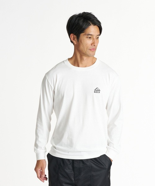 REEF(リーフ)の「REEF メンズ THE CORE LS T 擦れロゴ長袖Tシャツ ロンT /速乾/UVカット 【2026年秋冬モデル】/リーフバックプリント長袖ロンT(Tシャツ/カットソー・メンズ・カーキ/ブラック/ホワイト/ベージュ・LARGE/MEDIUM/X-LARGE)」の15枚目の写真