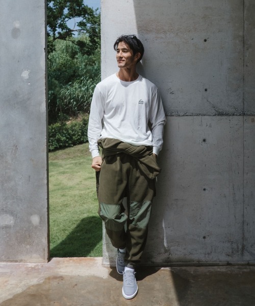 REEF(リーフ)の「REEF メンズ THE CORE LS T 擦れロゴ長袖Tシャツ ロンT /速乾/UVカット 【2026年秋冬モデル】/リーフバックプリント長袖ロンT(Tシャツ/カットソー・メンズ・カーキ/ブラック/ホワイト/ベージュ・LARGE/MEDIUM/X-LARGE)」の12枚目の写真