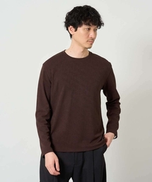 【スマート/イージーケア/洗濯機で洗える/毛玉になりにくい】ヘンケイキカジャカードスマートTシャツ