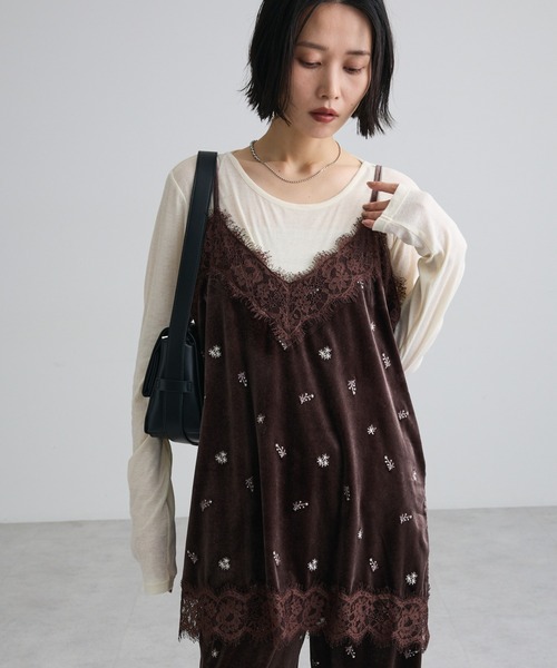 ベスト（ブラウン/茶色系・刺繍）ファッション通販 - ZOZOTOWN