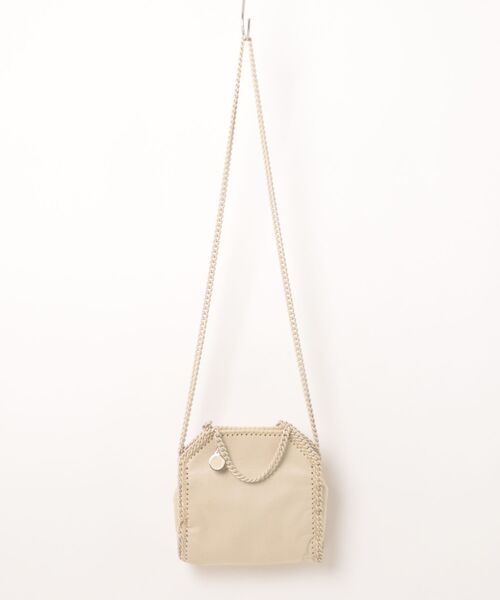 STELLA McCARTNEY(ステラマッカートニー)の「Falabella Tiny Tote Bag / ファラベラ タイニー トートバッグ(ショルダーバッグ・レディース・ベージュ・ONE SIZE)」の5枚目の写真