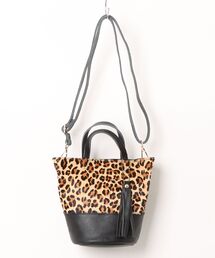 【SG】【cooco】ﾎｰｽﾍｱxｼｭﾘﾝｸﾚｻﾞｰﾊﾞｹﾂ型ﾐﾆ2WAYﾄｰﾄﾊﾞｯｸﾞ