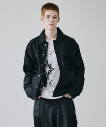 FADE TRACE DENIM JACKET BLACK