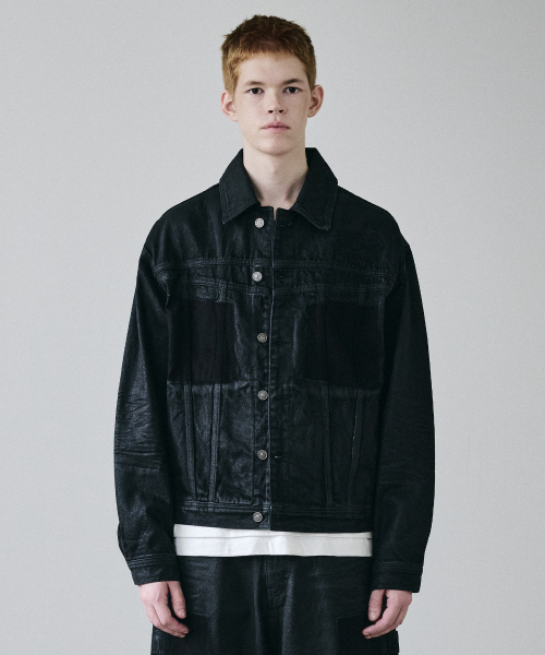 MAISON MINED(メゾンミネド)の「FADE TRACE DENIM JACKET BLACK(デニムジャケット・メンズ・その他・MEDIUM/LARGE)」の3枚目の写真
