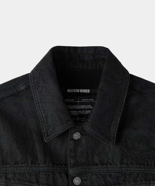 MAISON MINED(メゾンミネド)の「FADE TRACE DENIM JACKET BLACK(デニムジャケット・メンズ・その他・MEDIUM/LARGE)」の8枚目の写真