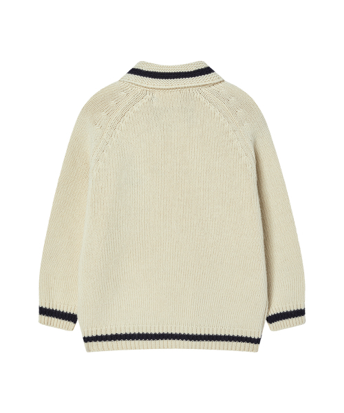 Beyond Closet（-）の「[COLLECTION LINE] ウールブレンド マリン ジップアップニット アイボリー（カーディガン/ボレロ・メンズ・その他・MEDIUM/LARGE）」の4枚目の写真