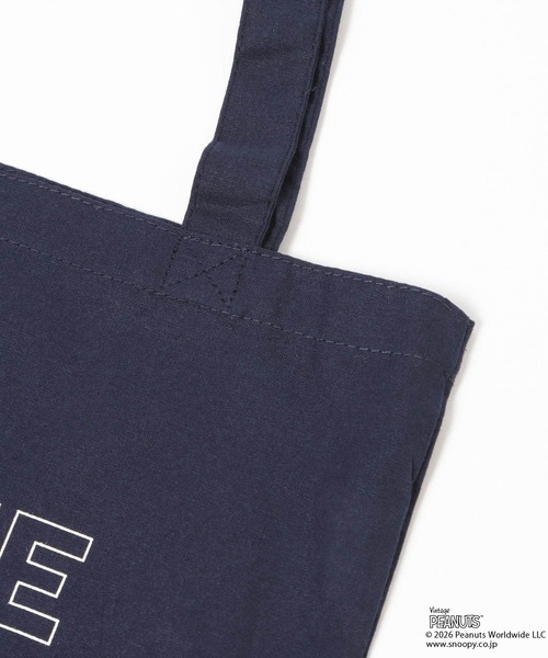 LOWRYS FARM（ローリーズファーム）の「【LFM(U)】 PEANUTSトートBAG　 1094184（トートバッグ・メンズ・ホワイト/ブラック/ネイビー・FREE）」の12枚目の写真