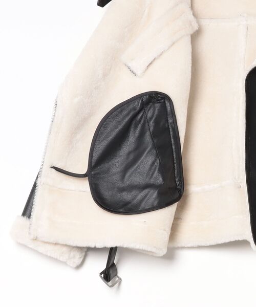 AGNESE Shearling Zip Bomber | GUESS(ゲス) JAPAN 公式オンライン