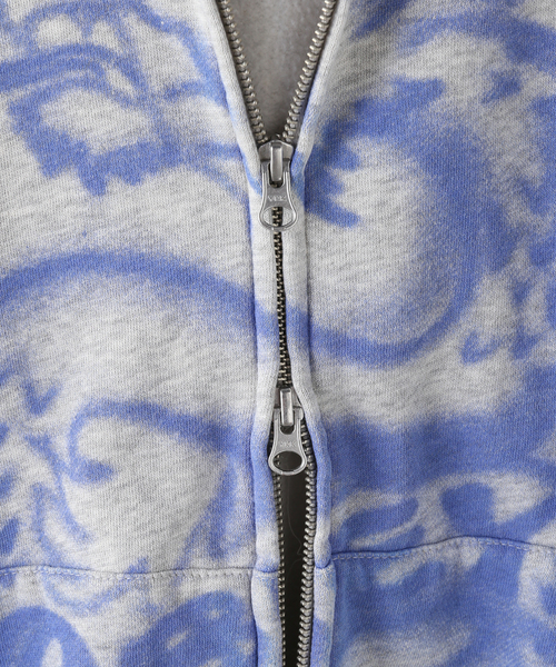 OBEY(オベイ)の「OBEY / オベイ DRACO ZIP HOOD(パーカー・メンズ・チャコールグレー/ブラック・LARGE/MEDIUM)」の5枚目の写真