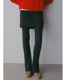 HER.（ハー）の「コットンカシミヤリブスカートパンツ（その他パンツ）」