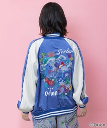 463001:orion×ScoLar リゾートフェス刺繍スカジャン