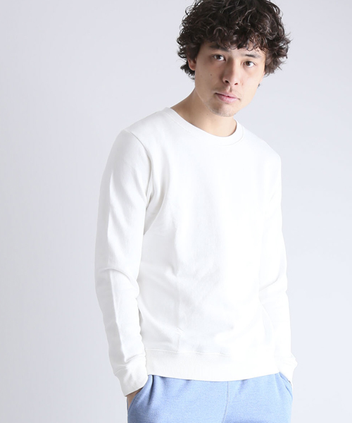 Denime（ドゥニーム）の「CREWNECK SWEAT/クルーネックスウェット（スウェット・メンズ・ピンク/ホワイト/グレー/ネイビー・LARGE/SMALL/X-LARGE/MEDIUM）」の20枚目の写真