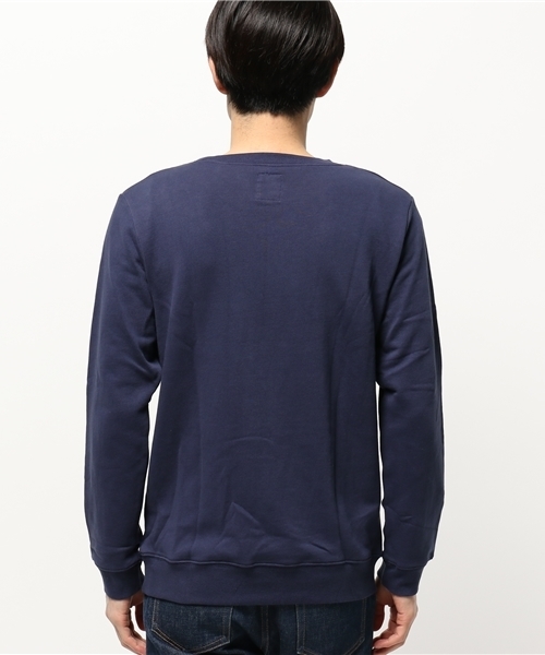 Denime（ドゥニーム）の「CREWNECK SWEAT/クルーネックスウェット（スウェット・メンズ・ピンク/ホワイト/グレー/ネイビー・LARGE/SMALL/X-LARGE/MEDIUM）」の6枚目の写真