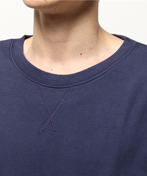 Denime（ドゥニーム）の「CREWNECK SWEAT/クルーネックスウェット（スウェット・メンズ・ピンク/ホワイト/グレー/ネイビー・LARGE/SMALL/X-LARGE/MEDIUM）」の7枚目の写真