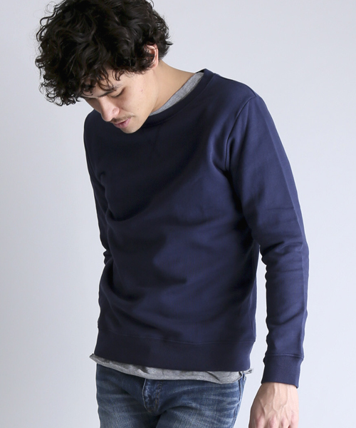 Denime（ドゥニーム）の「CREWNECK SWEAT/クルーネックスウェット（スウェット・メンズ・ピンク/ホワイト/グレー/ネイビー・LARGE/SMALL/X-LARGE/MEDIUM）」の22枚目の写真
