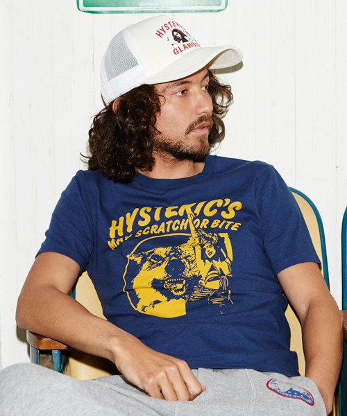 HYSTERIC GLAMOUR（ヒステリックグラマー）の「WOLF LAND pt T-SH（Tシャツ/カットソー・メンズ・ホワイト/レッド/ネイビー/ブラック・X-LARGE/LARGE/SMALL/MEDIUM）」の3枚目の写真