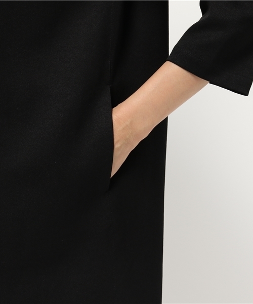 N.(N. Natural Beauty Basic)(エヌエヌナチュラルビューティーベーシック)の「Vネックタックワンピ-ス(ワンピース・レディース・ブラック/レッド/グリーン・MEDIUM)」の11枚目の写真