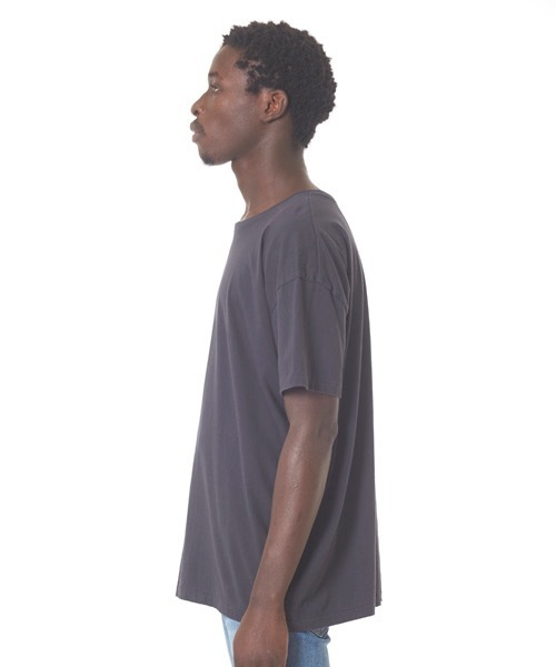 DAILY STANDARD by SANDINISTA(デイリースタンダードバイサンディニスタ)の「Cadet Easy Fit Tee / イージフィットTシャツ(Tシャツ/カットソー・メンズ・ホワイト/チャコールグレー/ネイビー/ヘザーグレー/ブラック・SMALL/MEDIUM/LARGE)」の14枚目の写真