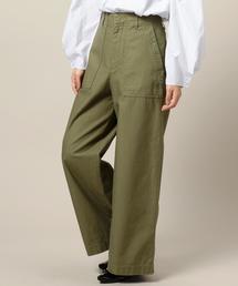 BEAUTY&YOUTH UNITED ARROWS | BY バックサテン ハイウエスト ファティーグパンツ◇(その他パンツ)