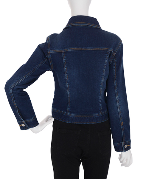 dazzlin(ダズリン)の「パイピングカットデニムGジャン(デニムジャケット・レディース・ブルー/インディゴブルー・SMALL/MEDIUM)」の16枚目の写真