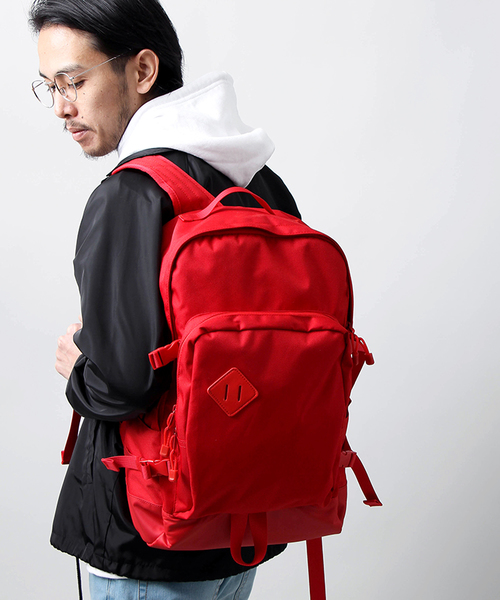 WEGO(ウィゴー)の「WEGO/ティアドロップリュック(バックパック/リュック・メンズ・ネイビー/ブラック/レッド・FREE)」の3枚目の写真