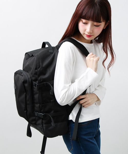 WEGO(ウィゴー)の「WEGO/ティアドロップリュック(バックパック/リュック・メンズ・ネイビー/ブラック/レッド・FREE)」の14枚目の写真