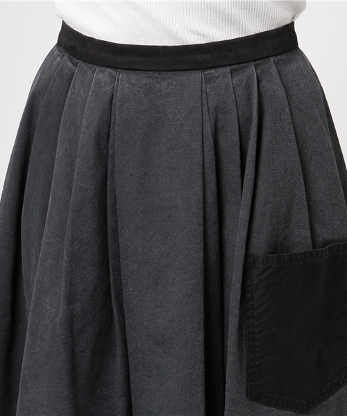 HYSTERIC GLAMOUR（ヒステリックグラマー）の「ミリタリータックフレアSK（スカート・レディース・ベージュ/カーキ/ブラック・SMALL/MEDIUM）」の8枚目の写真