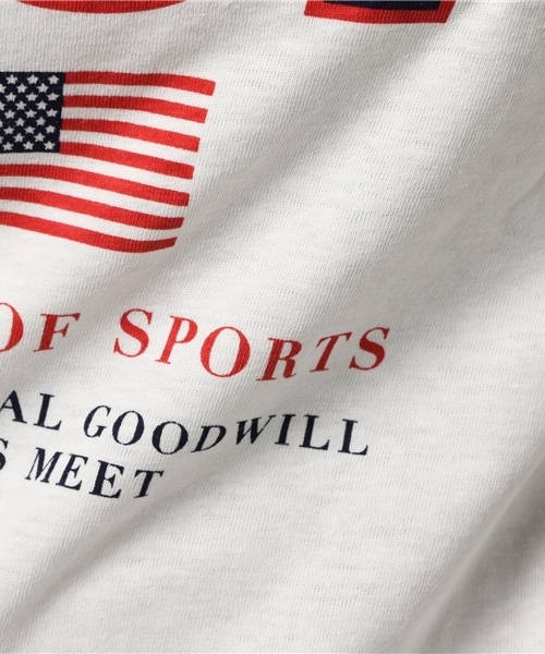 WEGO（ウィゴー）の「WEGO/FLAGロゴプリントカットソー（Tシャツ/カットソー・レディース・レッド/ホワイト/ネイビー・FREE）」の10枚目の写真