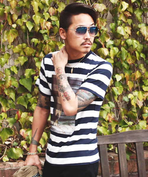 LS Photo Border Tee LS Photo Border Tee