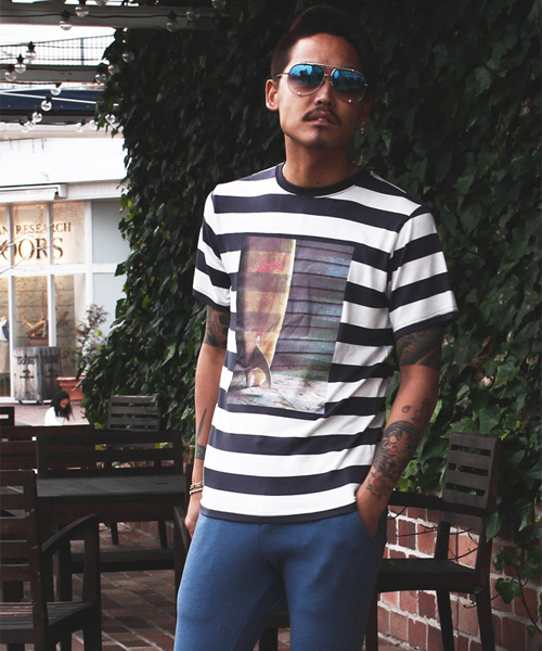 LS Photo Border Tee LS Photo Border Tee