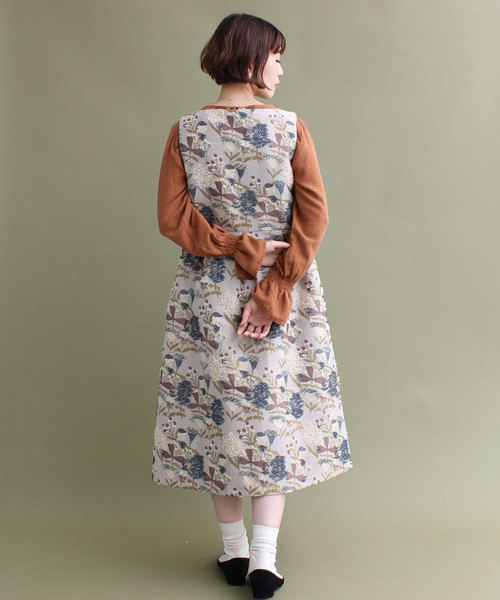 L Atelier Du Savon アトリエドサボン の Botanical Garden Jqノースリタックop ワンピース Wear