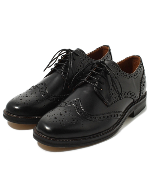 CIAOPANIC（チャオパニック）の「メダリオンSHOES（M)（ドレスシューズ・メンズ・ブラック/ブラウン/インディゴブルー・26cm/27cm/28cm）」の2枚目の写真