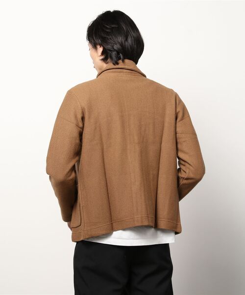 A VONTADE(アボンタージ)の「【A VONTADE】ア ボンタージ/RUSEEL SHAWL COLLAR CARDIGAN(カーディガン/ボレロ・メンズ・ネイビー/キャメル・SMALL/MEDIUM)」の4枚目の写真
